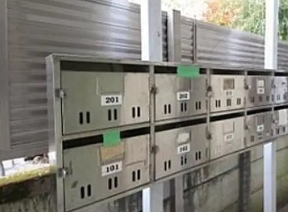 杉並区宮前５丁目のアパートのエントランス