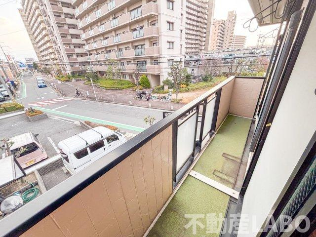 ルミエール永畑　Ａのバルコニー