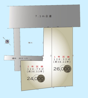【区画図】 | 新宿区若林2丁目 | 2号棟