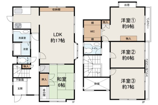 【間取り】 | 富田林市藤沢台七丁目・一戸建て