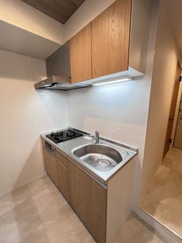 大阪市城東区東中浜５丁目の賃貸マンションのキッチン