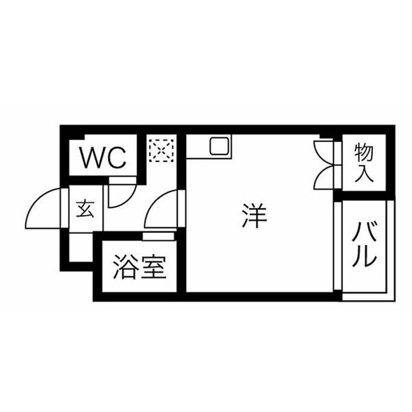 ナニワⅢ番館の間取り