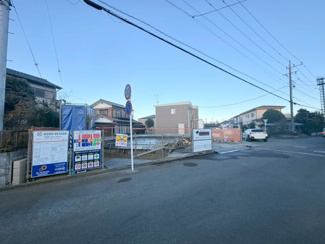 【前面道路含む現地写真】 | 川越市川鶴2丁目　新築分譲　JR川越線『笠幡駅』徒歩27分　【川越西小学区】