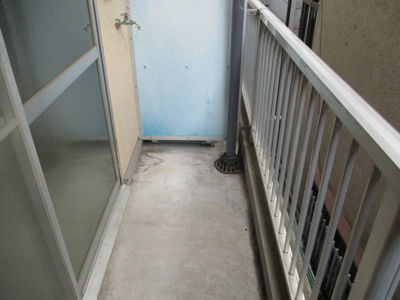 【バルコニー】 | いほりコーポ | 大きなバルコニーです