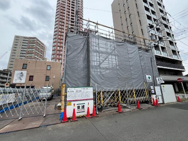 モリオンパレスの外観|建築現場