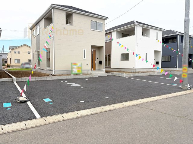 ひたちなか市平磯遠原町第2　新築戸建て　3号棟の駐車場|カースペースは2台お停めいただけます♪