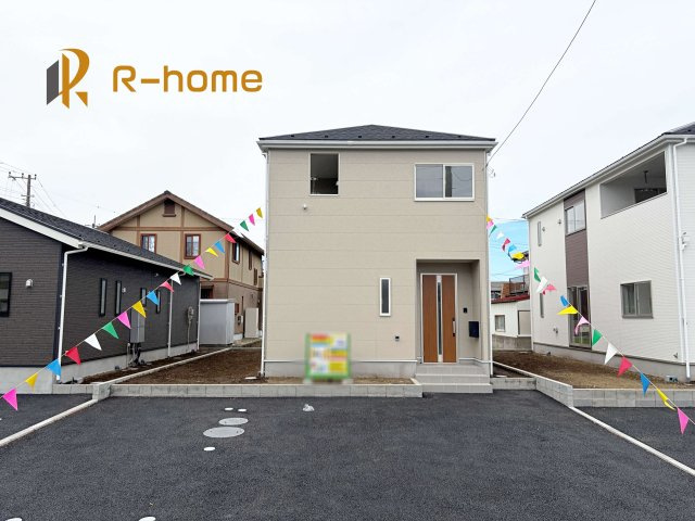 ひたちなか市平磯遠原町第2　新築戸建て　3号棟の外観|建物完成いたしました！ご予約で『平日』や『夕方』などでもご見学可能です！