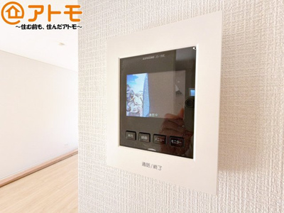 【防犯設備】 | 田方郡函南町仁田第12　新築一戸建て　2号棟 | TVモニター付きインターホンは防犯性に優れています！