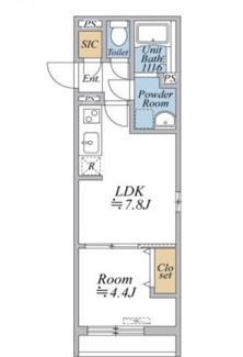 【間取り】 | リブリ・曳舟 | 間取りです。