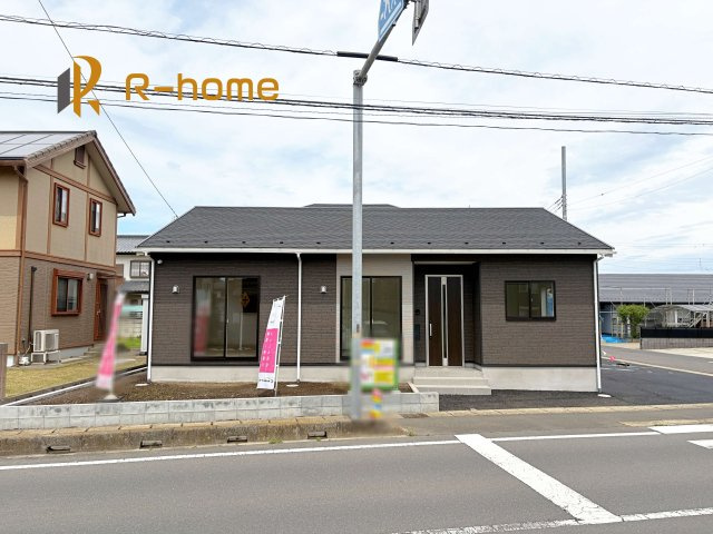 ひたちなか市平磯遠原町第2　新築戸建て　4号棟の外観|建物完成いたしました！ご予約で『平日』や『夕方』などでもご見学可能です！