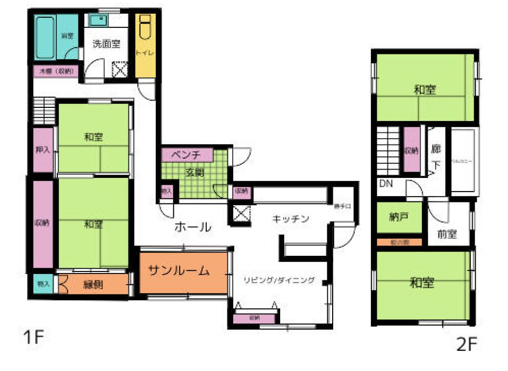 【中古戸建】伊勢崎市今泉町2丁目の間取り|■間取り図｜敷地面積：821.00（約248.35坪）　建物面積：113.86（約34.44坪）