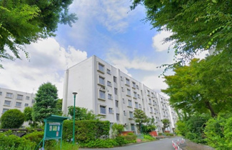 【外観】 | 多摩川住宅ハｰ１４号棟 | 公園が多く点在する多摩川住宅