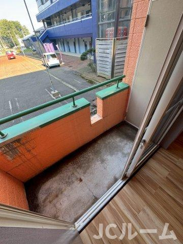 ピエスモンテA棟のバルコニー