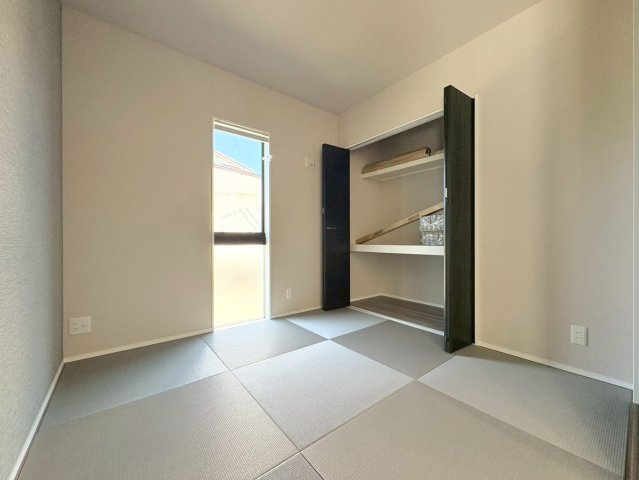 タマタウン　岐阜市上土居Ⅶ　全４区画分譲の和室|一室あると便利な和室は、ご来客時はもちろん、お子様のお昼寝や遊び場、寝室としてもご利用いただけます。
