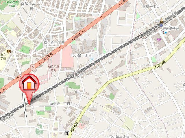 コスモ南柏の地図