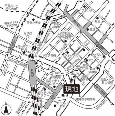 【地図】 | グランスイート銀座レスティモナーク