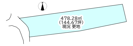 萩生 治良丸　売土地の土地図