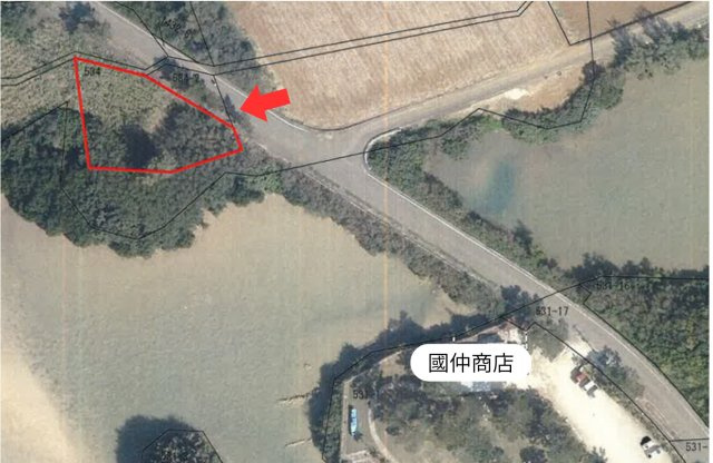 國仲商店横の宅地
