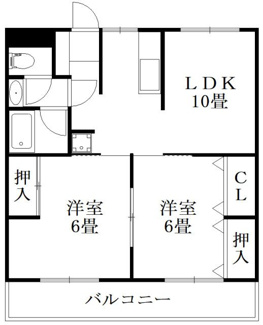 【間取り】 | ガーデンヒルズ城南Ⅵ