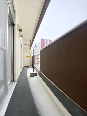 中の島クロスハイツのバルコニー