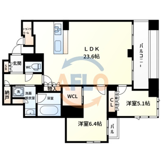 【間取り】 | グランドメゾン北堀江レジデンス　堀江小学校 | グランドメゾン北堀江レジデンス　間取り