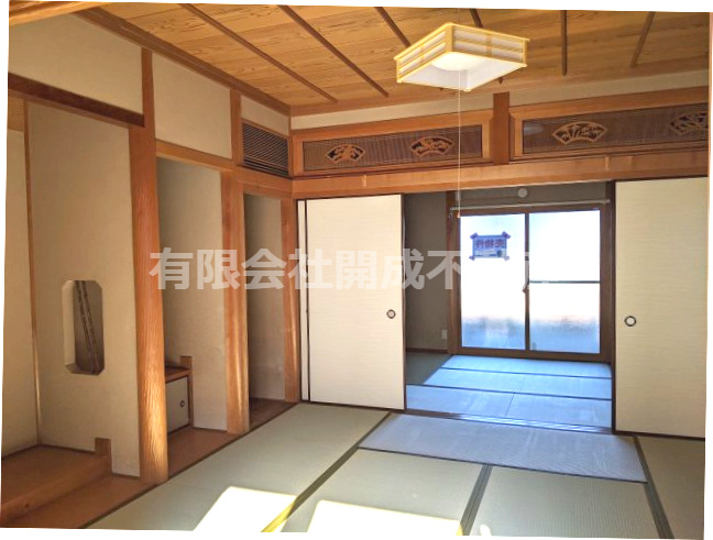 岡山市中区海吉　売家の和室|2間続きの和室