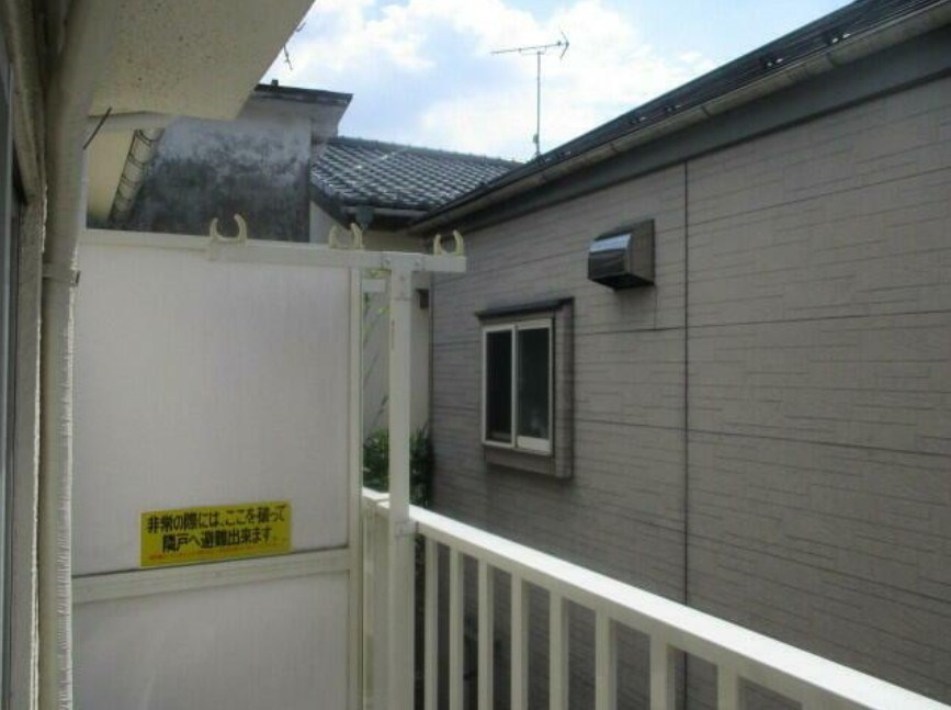 ストーリオ上高田のバルコニー