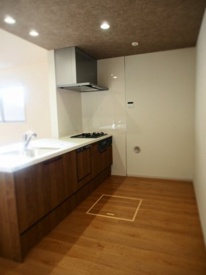 【キッチン】 | Terrechez奥田1期1号棟 | かわいらしいデザインのキッチン