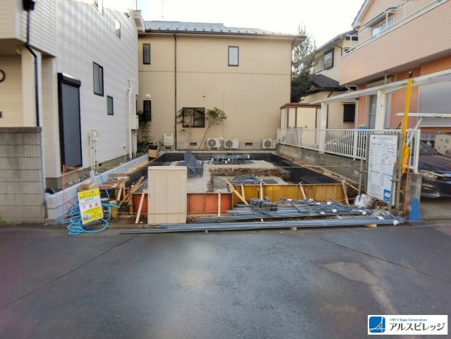 新築／富士見市鶴馬　全１棟の前面道路含む現地写真