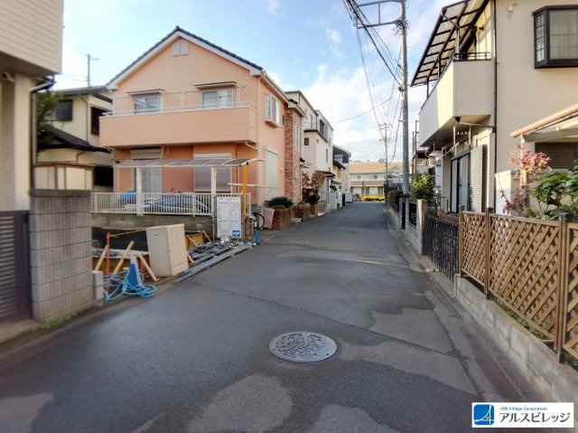 新築／富士見市鶴馬　全１棟の前面道路含む現地写真