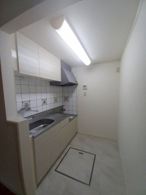 【キッチン】 | ロングアイランド | 2口ガスコンロ設置可能