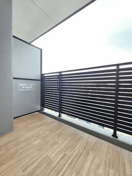 ディアレイシャス名古屋太閤通Ⅲのバルコニー