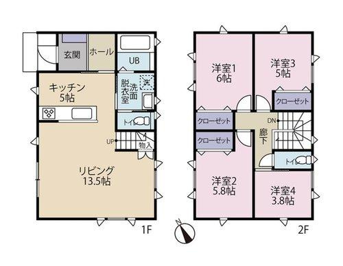 石垣市石垣戸建E棟の間取り|※間取図※写真や図と実際の現状とが異なる場合は現状を優先させて頂きます。