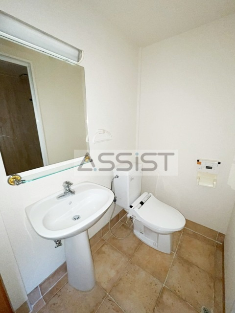 久田マンションの洗面所