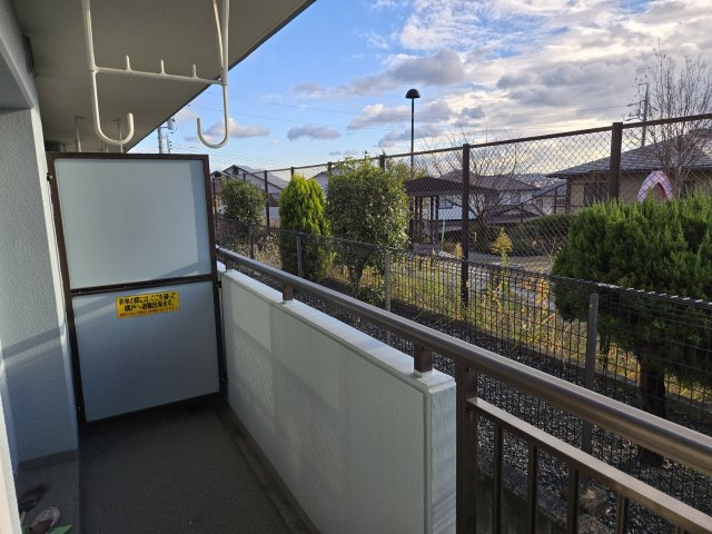 宝マンション滝ノ水第七　A棟のバルコニー