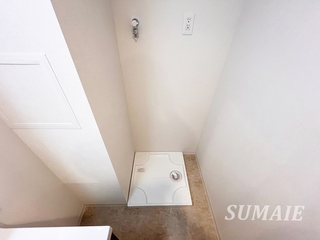 Prime Cozyの洗面所|室内洗濯機置き場です！