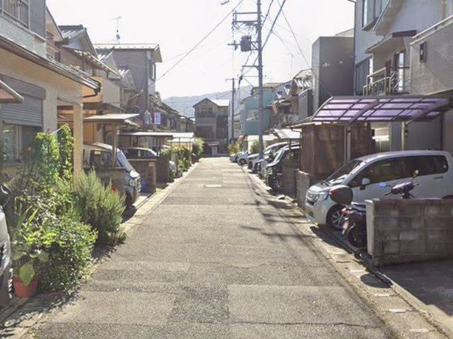 【前面道路含む現地写真】 | 山科区東野竹田　売地（建築条件付き）
