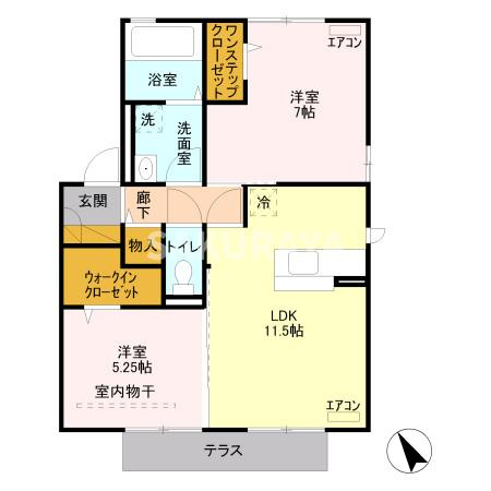 ベルグ Ⅲの間取り