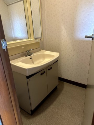 【独立洗面台】 | 長生郡白子町八斗 | 朝の支度にも助かる、独立の洗髪洗面化粧台
