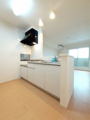 【キッチン】 | アオバヒルズタウンＡ | きれいなキッチンです