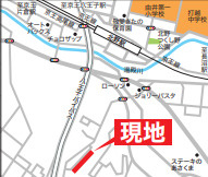 『八王子市マンション』八王子北野台パークホームズ【仲介手数料無料】　八王子市打越町1159-1の地図|～仲介手数料無料☆八王子ひなた不動産～八王子北野台パークホームズ