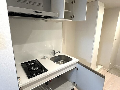 VIOR文京関口のキッチン|キッチン別角度　※2025.12新築未入居時撮影