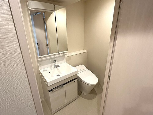 VIOR文京関口のその他|洗面所外観　※2025.12新築未入居時撮影