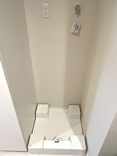 VIOR文京関口の設備|洗濯機置き場　※2025.12新築未入居時撮影