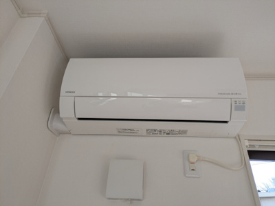 LDKにはエアコン１基付