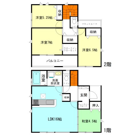 【間取り】 | グラファーレ高崎市下之城町5期ー① | 水回りを最短距離で結んだラクラク家事同線！