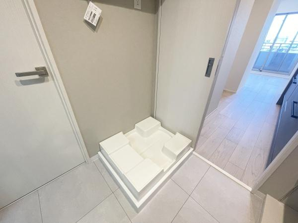 ヒルズ市が尾ブライトステージの独立洗面台|洗濯機置き場
