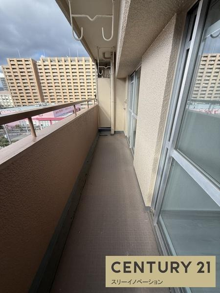 此花厚生年金住宅C棟のバルコニー