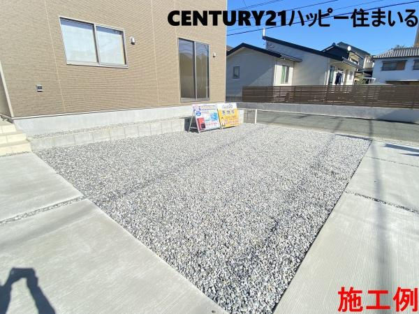 豊川市江島町第1　全3棟・2号棟の庭|施工例