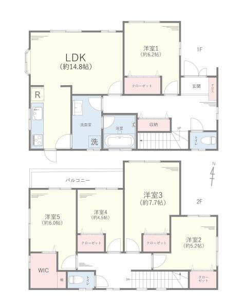 綾瀬市綾西４丁目の中古一戸建の間取り